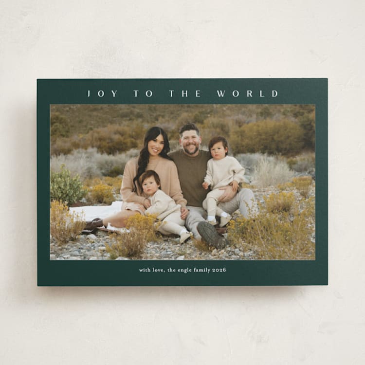 "simple joy" - Holiday Cards in Forest by Stacey Meacham - Front