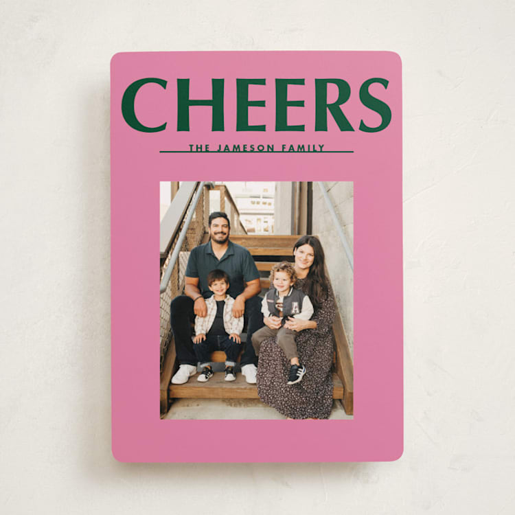"Big Peace" - Holiday Cards in Candy by Baumbirdy - Front