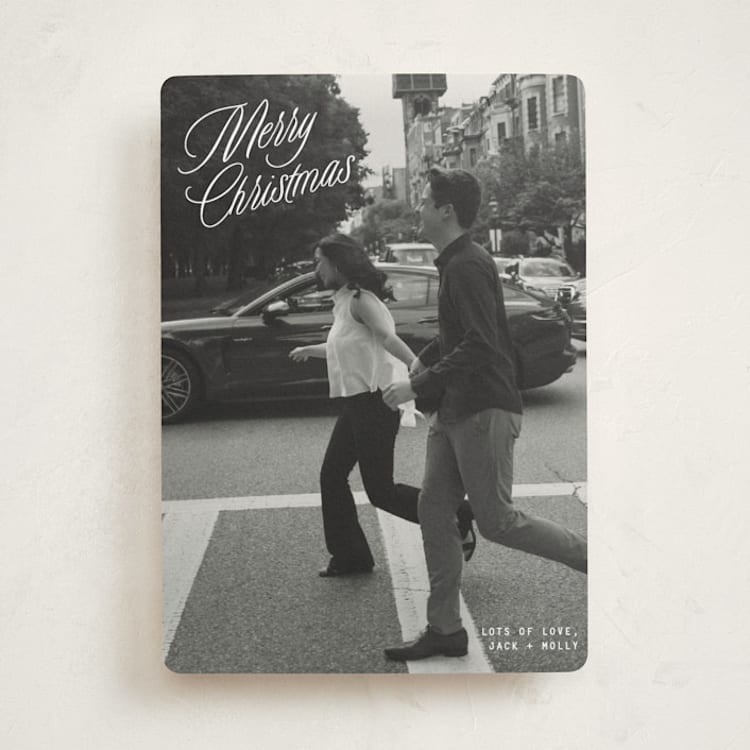 "neon vintage" - Holiday Cards in Snow by JoAnn Jinks - Front