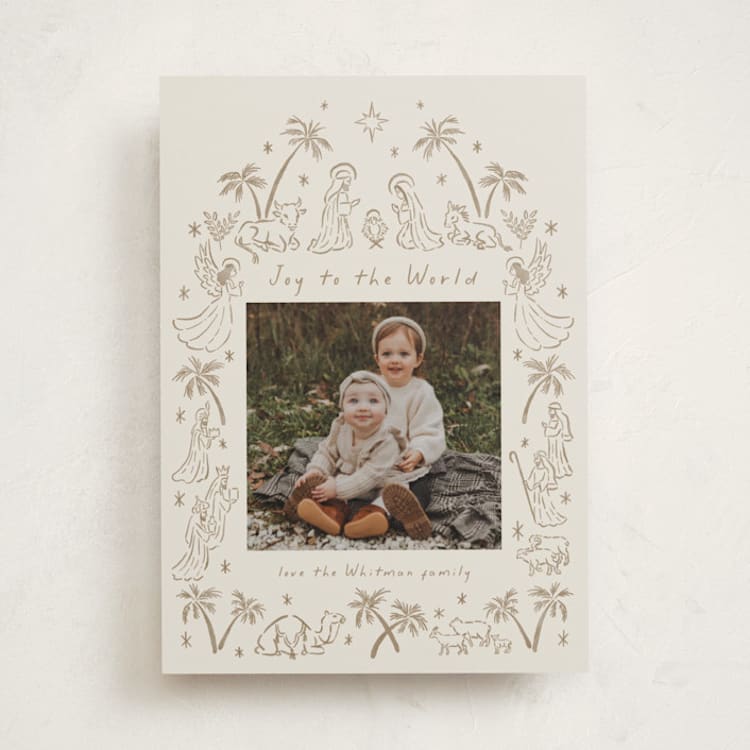 Joyful Mystery Christmas Photo Cards