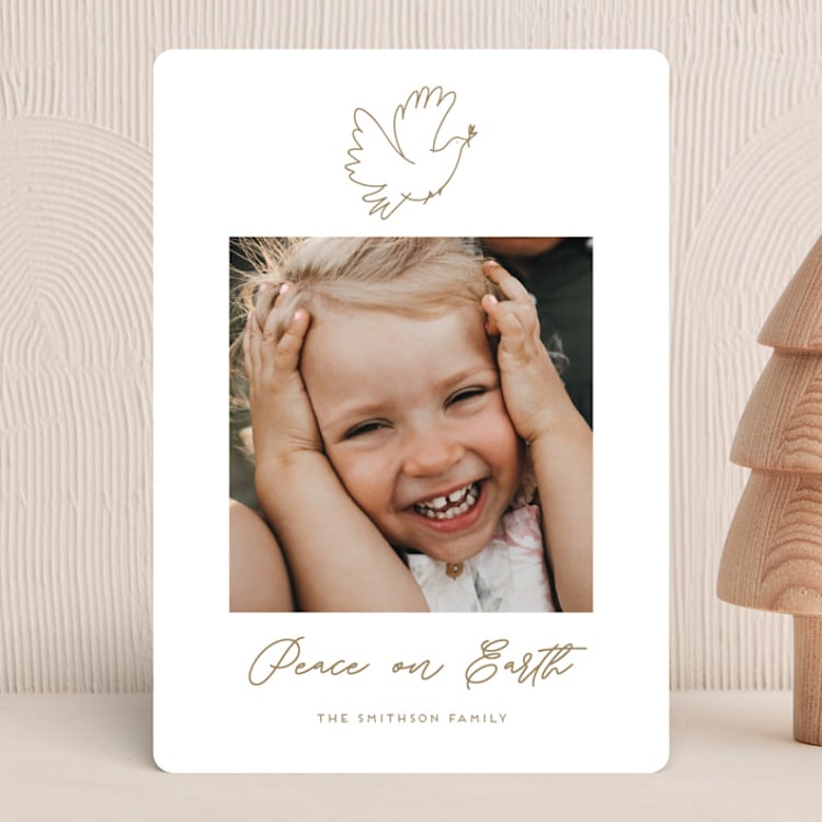 "Peace for All" - Holiday Cards in Earth by Alexandra Dzh - Front
