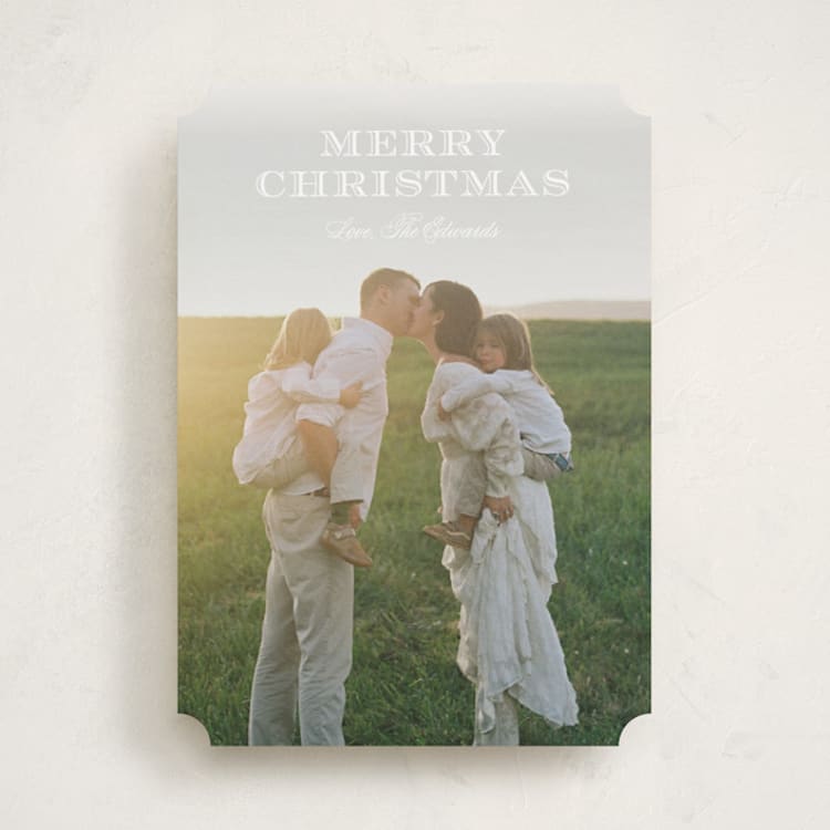 "Classic Coast" - Holiday Cards in Sugar by Carolyn MacLaren - Front