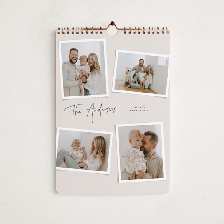 "Snapshot Gallery" - Calendars in Linen by Michelle Taylor - Cover