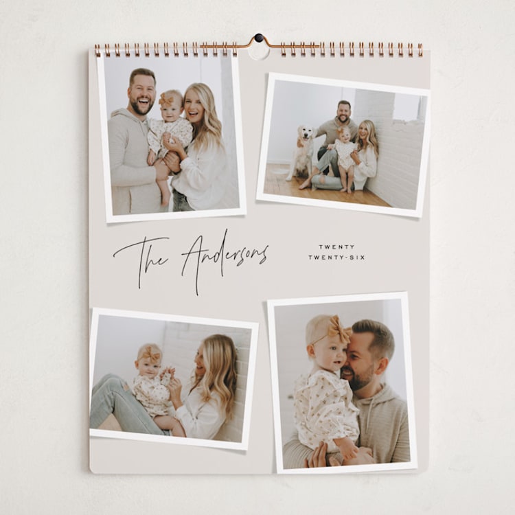 "Snapshot Gallery" - Calendars in Linen by Michelle Taylor - Cover