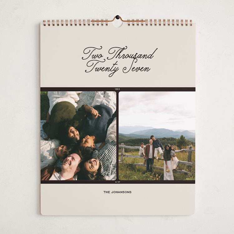 "Retro photo strip" - Calendars in Ink by Camille Pearson - Cover