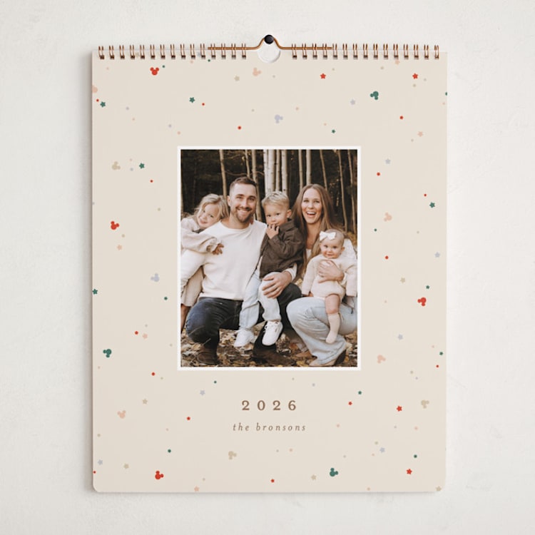 "Mickey Confetti" - Calendars in Cherry by Ellen Schlegelmilch - Cover