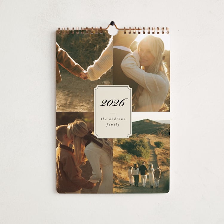"Vintage Wishes" - Calendars in Eggshell by Ashley Iwafuchi - Cover