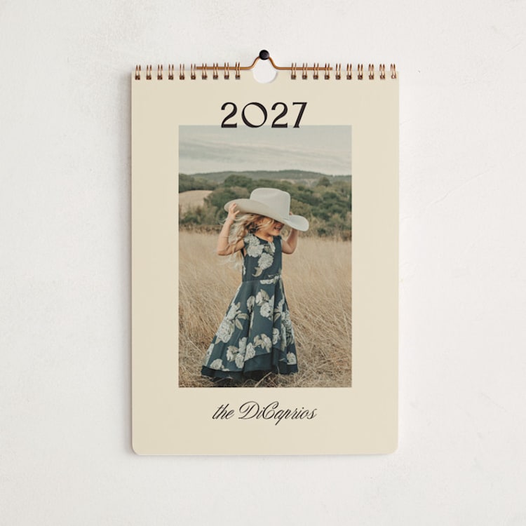 "Modern Classic" - Calendars in Almond by Creo Study - Cover