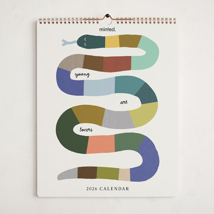"Young Art Lovers Calendar 2026" - Calendars in White by Multiple Artists - Front