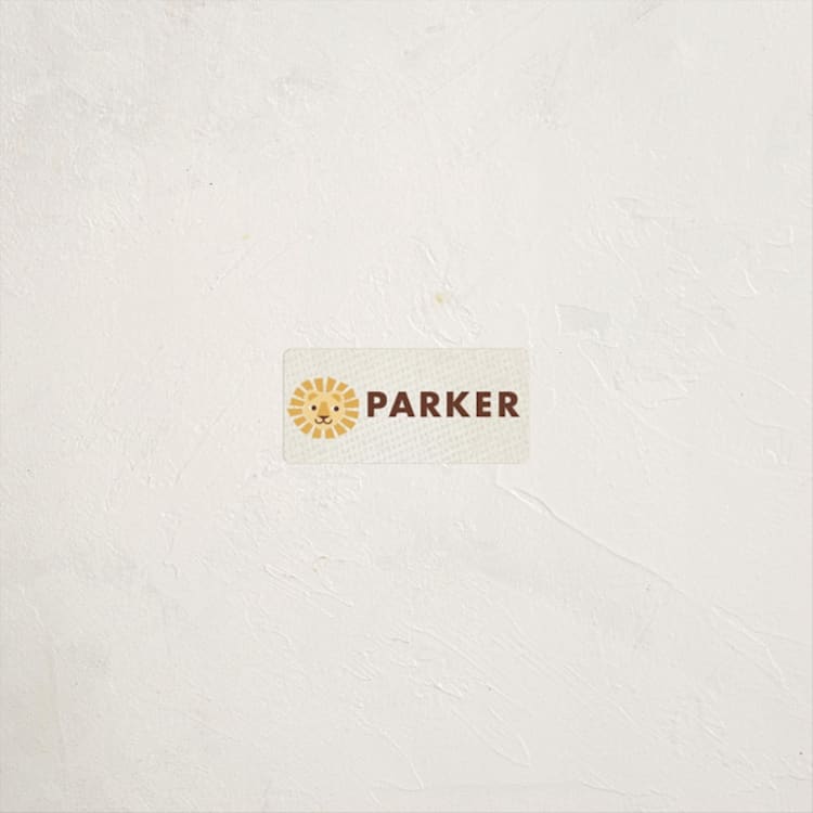 "Paper Circus" - Custom Name Labels in Natural by Olivia Raufman - Front