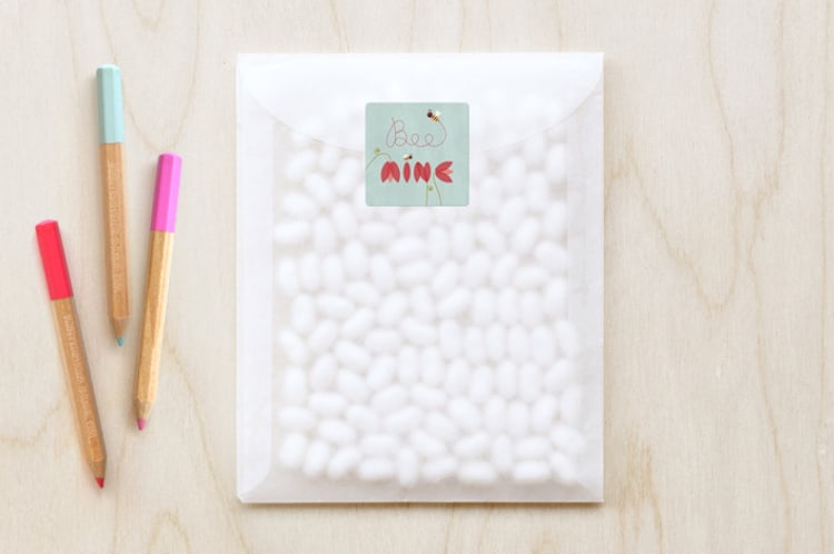 "petals of mine" - Custom Stickers in Sky by Carrie Eckert - Front