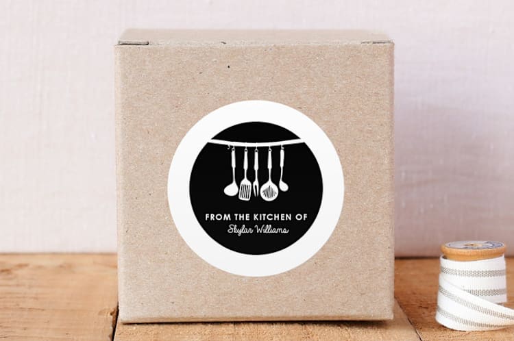 "My Kitchen Tools" - Custom Stickers in Pepper by Sheila Sunaryo - Front