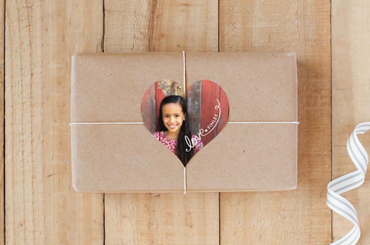 "Scripted Love" - Custom Stickers in Cloud by Beth Schneider - Front