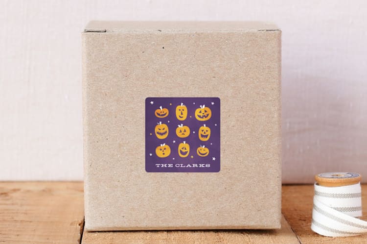 "Pumpkin Party" - Custom Stickers in Potion by Susan Asbill - Front