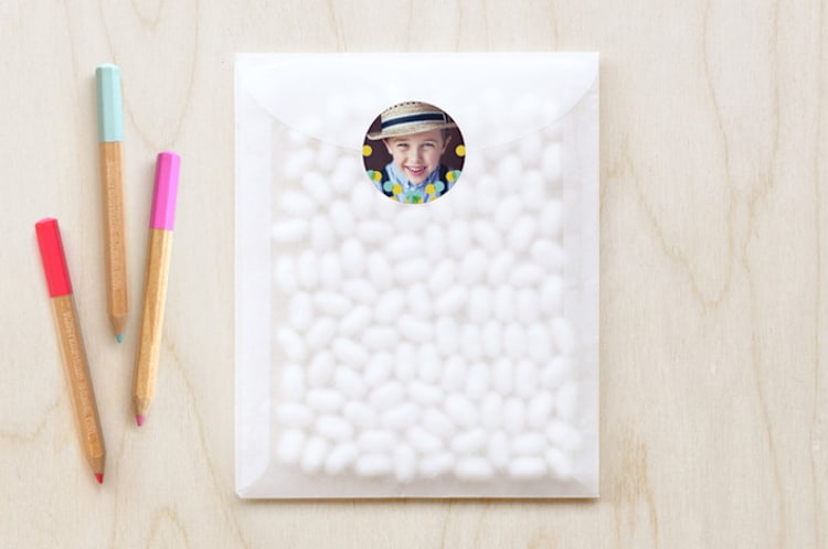 "Funfetti" - Custom Stickers in Ocean by Annie Clark - Front