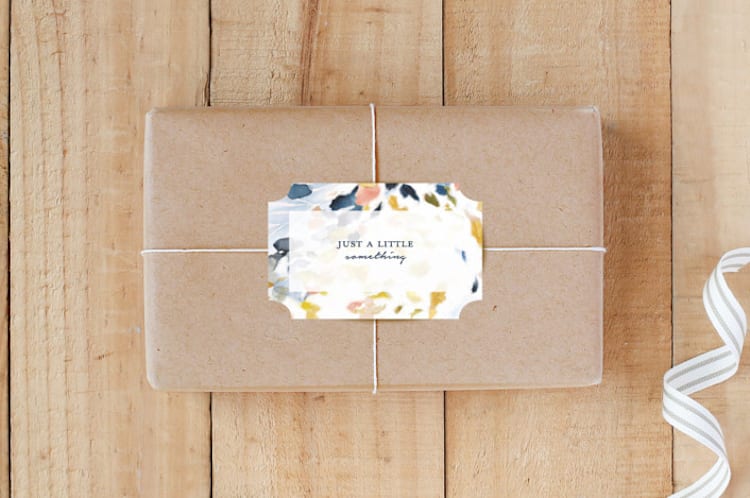 "Chasing Light" - Custom Stickers in Marine Blue by Mya Bessette - Front