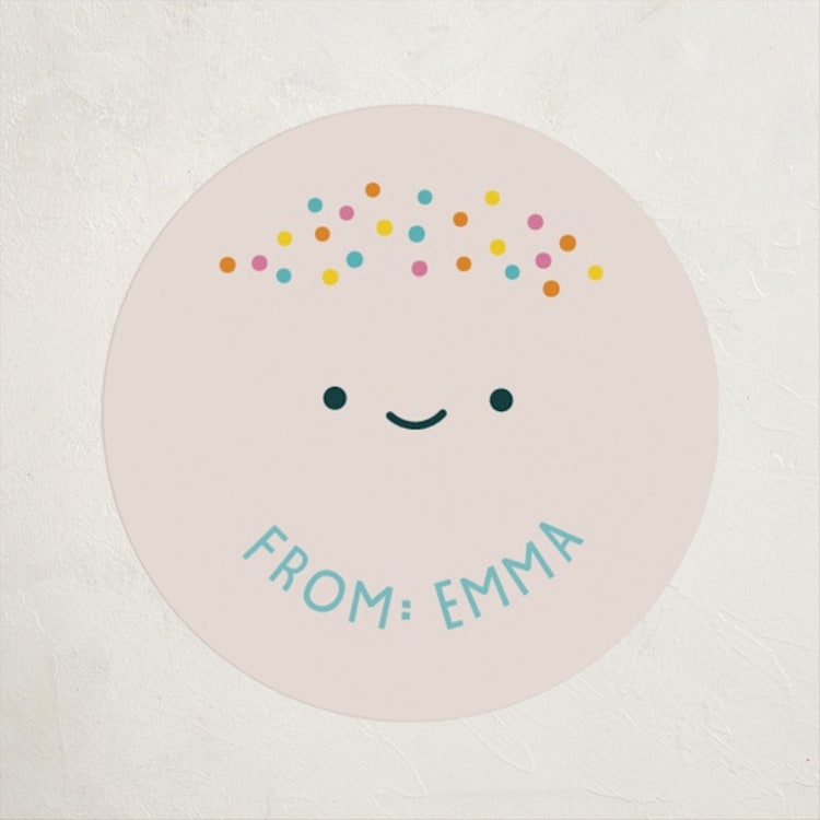 "Coolest" - Custom Stickers in Bluebell by Annie Holmquist - Front