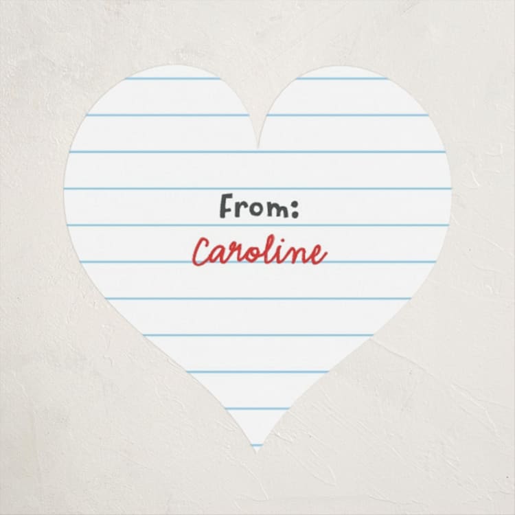 "Valentine Mad Libs" - Custom Stickers in Cherry by Shirley Lin Schneider - Front