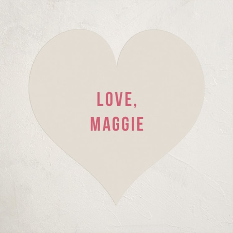 "Conversation Heart Compliments" - Custom Stickers in Cream by taylorVdesign - Front