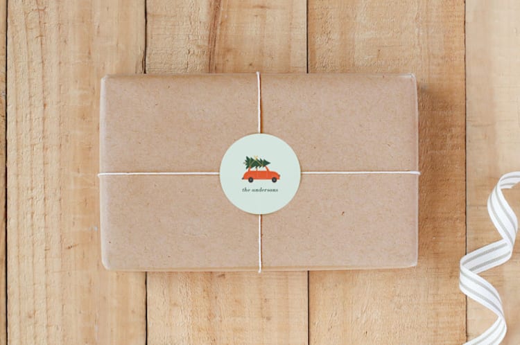 "Tree Lot" - Custom Stickers in Marmalade by Joyce Pinheiro - Front
