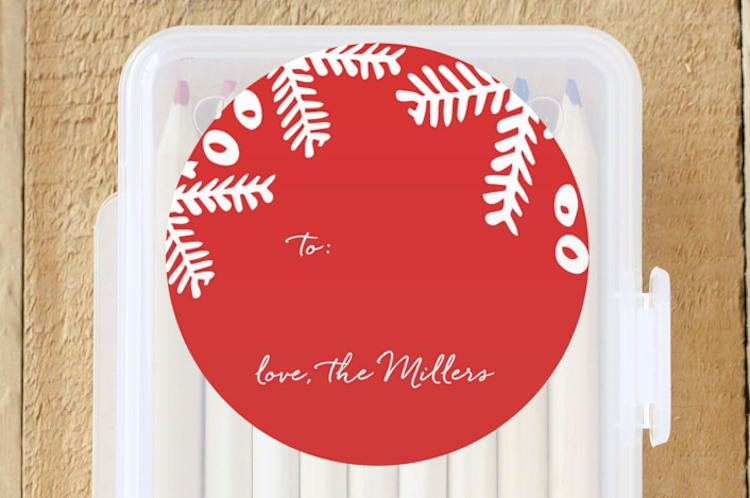 "Bold and Festive" - Custom Stickers in Holly by Makewells - Front