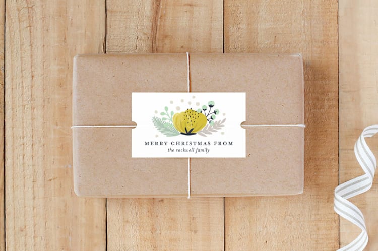 "Botanical" - Custom Stickers in Daffodil by Beth Schneider - Front