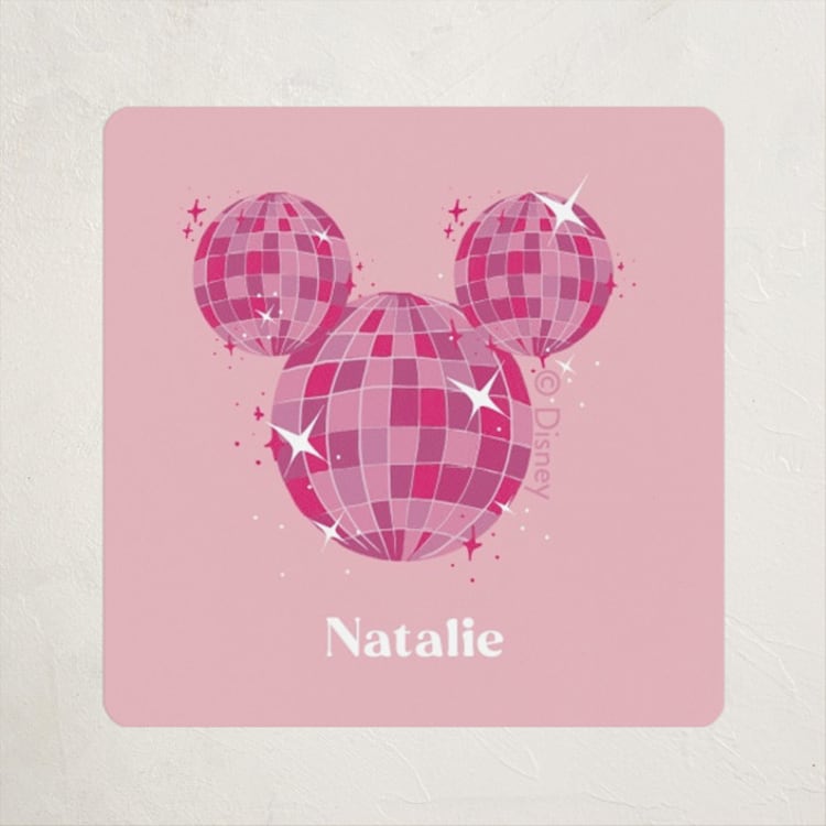 "Disney's Mickey Mouse Shimmer" - Custom Stickers in Peony by CDesignbychen - Front