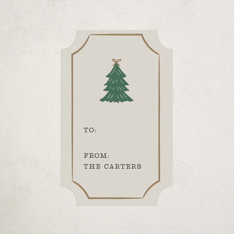 "In the Forest" - Custom Stickers in Cream by Kimberley Henze - Front