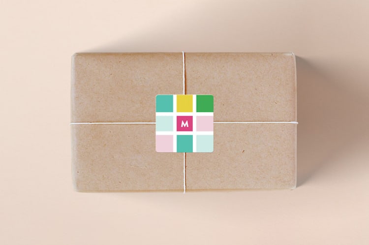 "Colorful Joyful" - Custom Stickers in Magenta by Genna Blackburn - Front