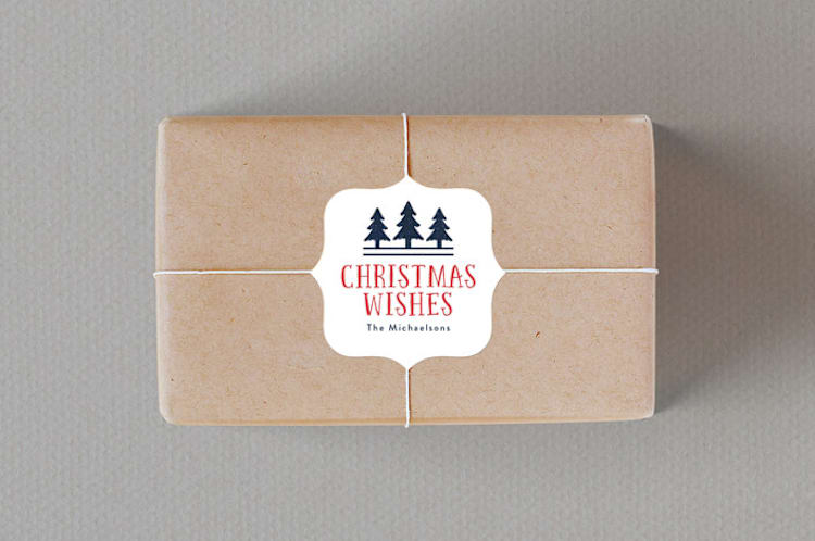 "Snow Globe Wishes" - Custom Stickers in Candy Cane by Kelly Nasuta - Front