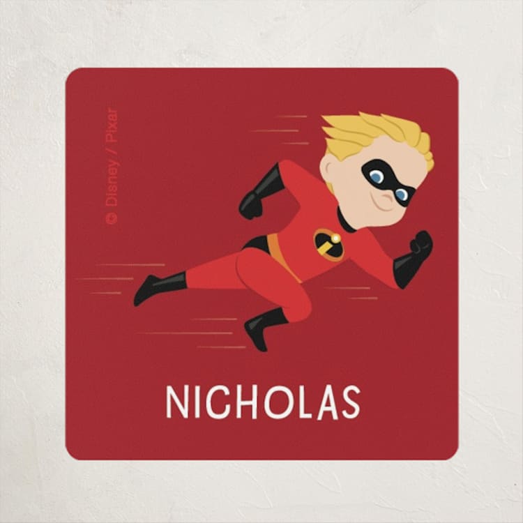 "Disney and Pixar's The Incredibles Dash" - Custom Stickers in Siren by Kacey Kendrick Wagner - Front