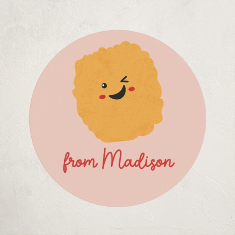 "Tots of Love" - Custom Stickers in Blush by Erica Krystek - Front