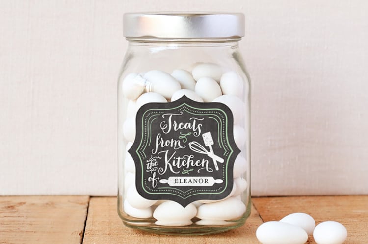 "Charmed Kitchen" - Custom Stickers in Mint by Sarah Brown - Front