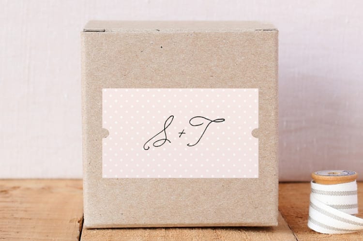 "Estate" - Custom Stickers in Blush by Kim Dietrich Elam - Front
