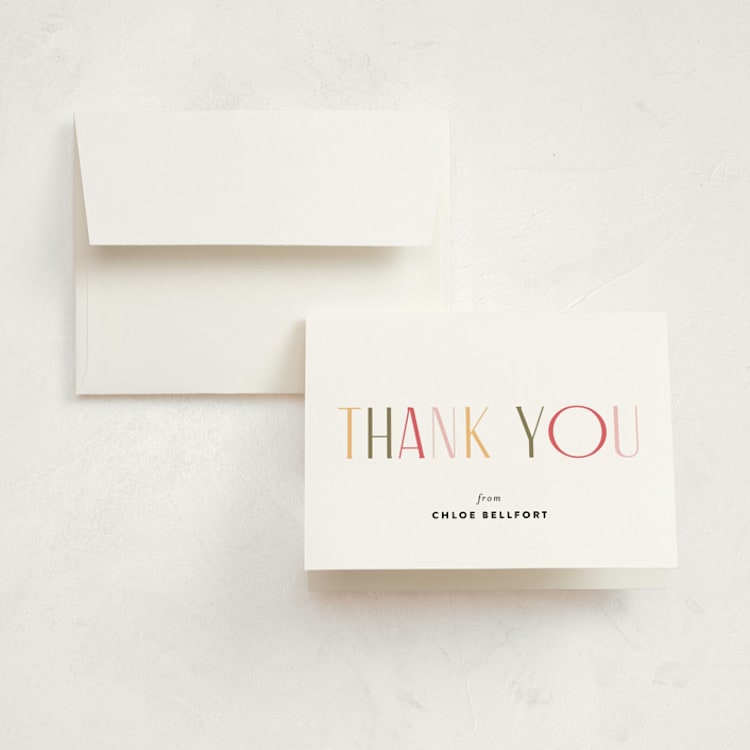 "Happy Birthday" - Children's Birthday Party Thank You Cards in candy by Iveta Angelova - Front
