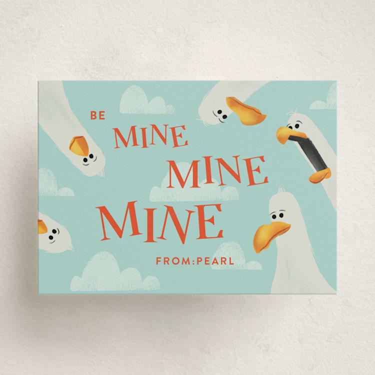"Disney and Pixar's Finding Nemo Seagulls" - Classroom Valentines in Sydney Harbour by Jackie Crawford - Front