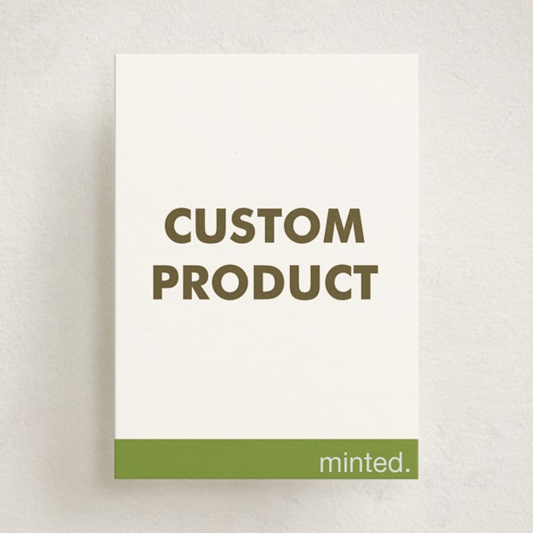 "Landscape Custom" - Classroom Valentines in Charcoal by Minted Custom - Front
