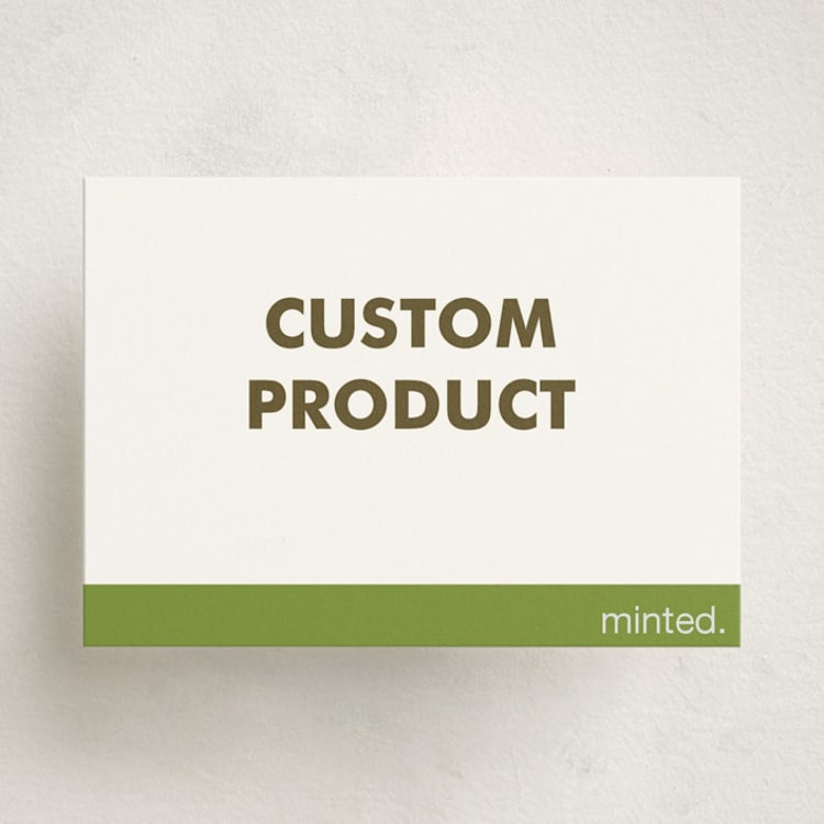 "Landscape Custom" - Classroom Valentines in Charcoal by Minted Custom - Front