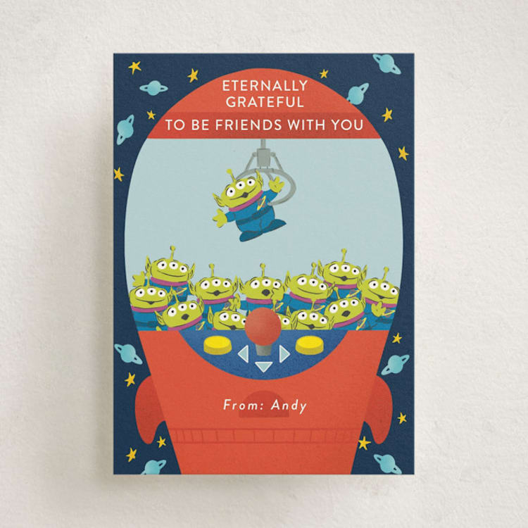"Disney and Pixar's Toy Story Birthday Claw" - Classroom Valentines in Star Alliance by Jackie Crawford - Front