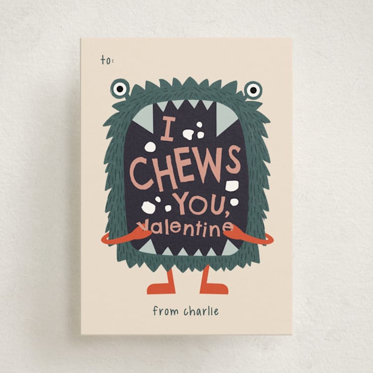 "Chews" - Classroom Valentines in Hunter by JeAnna Casper - Front