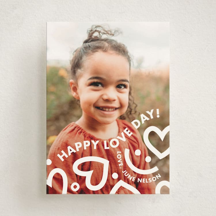 "Doodle (Love) Bug" - Classroom Valentines in Snow by Lauren Chism - Front