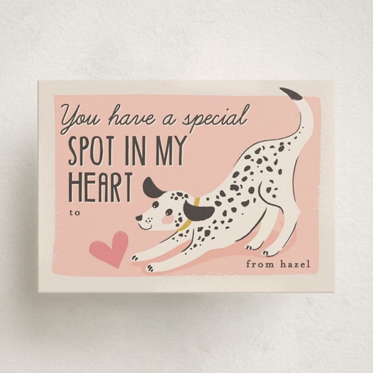"Spot In My Heart" - Classroom Valentines in Rose by Karidy Walker - Front