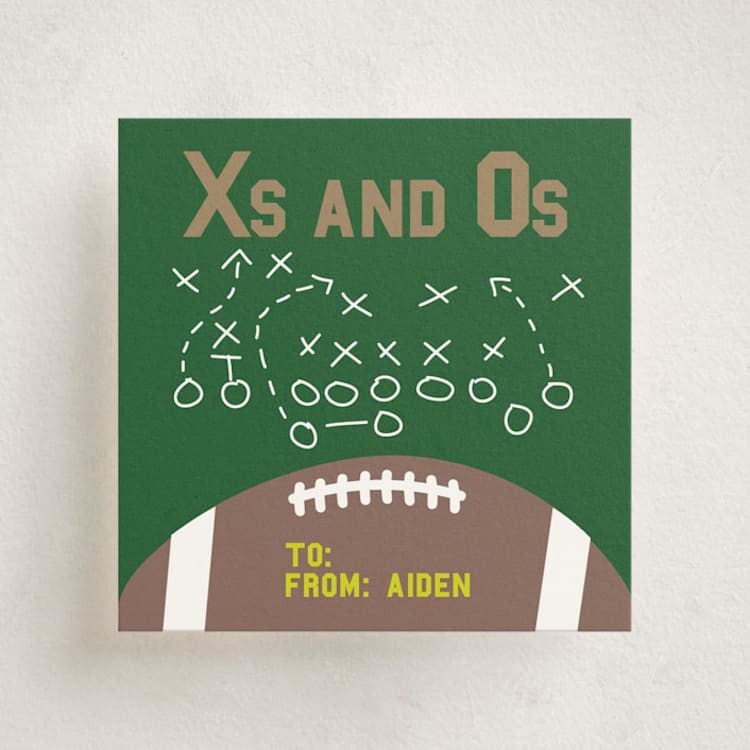 "X's and O's Strategy" - Classroom Valentines in Evergreen by Jenn Reed - Front