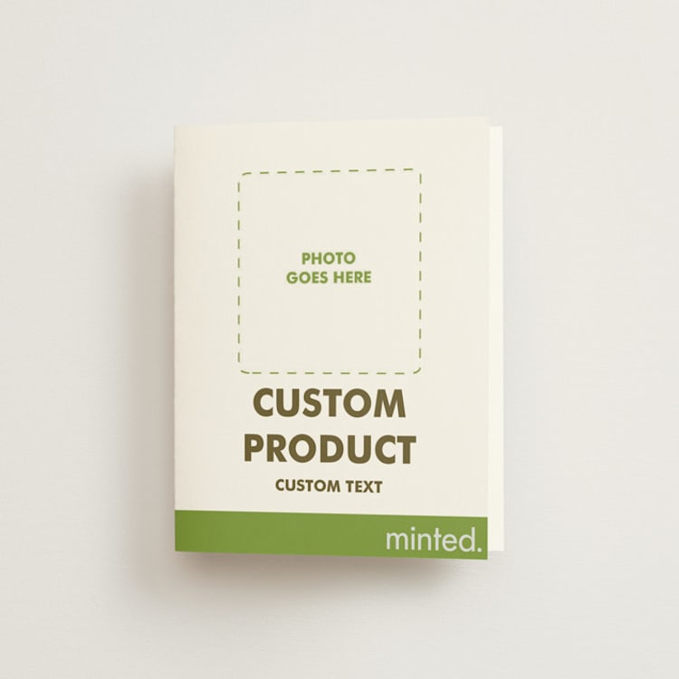 "Portrait Custom" - Bachelorette Party Thank You Cards in Charcoal by Minted - Front