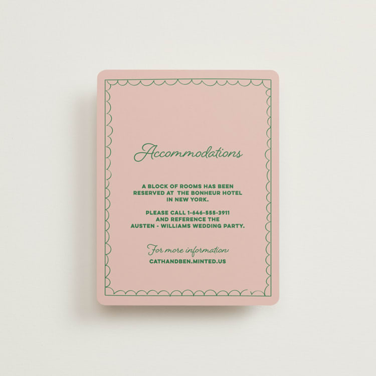 "Crazy Little Thing Called Love" - Direction Cards in Avocado by Helena Vitto - Front
