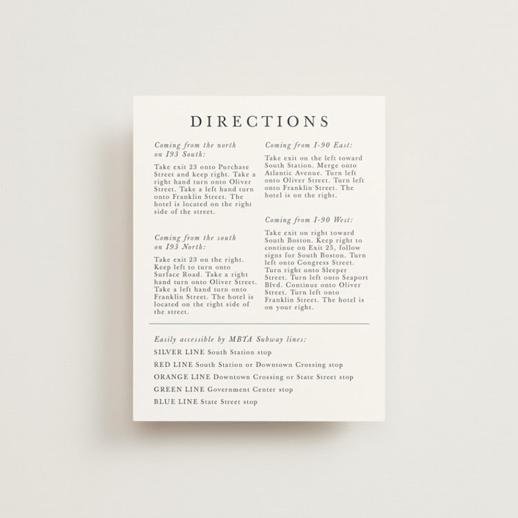 "painted woods" - Direction Cards in Rain by Anne Kostecki - Front