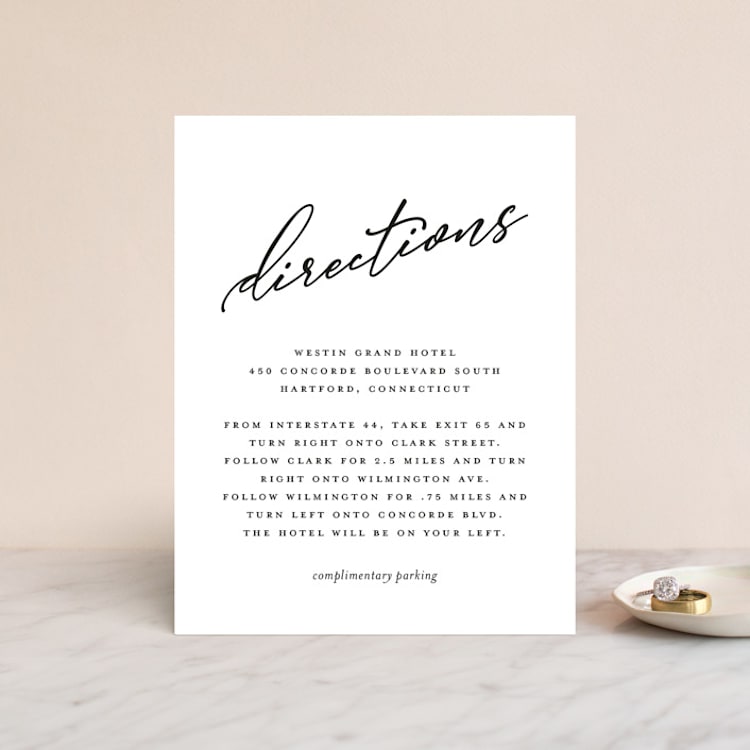 "Why Knot" - Direction Cards in Ebony by Karen Glenn - Front