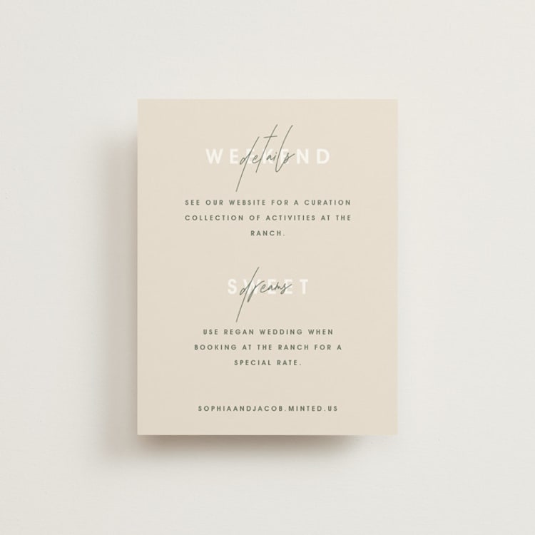"True North" - Direction Cards in Olive You More by Design Lotus - Front