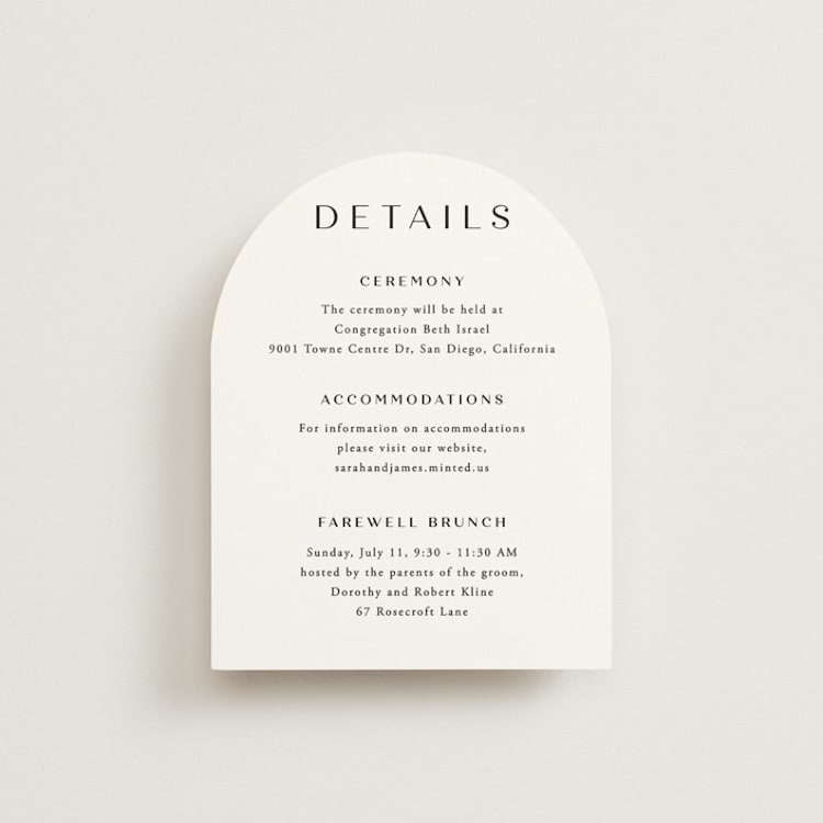 "Arguello" - Direction Cards in Diamond by Annie Shapiro - Front