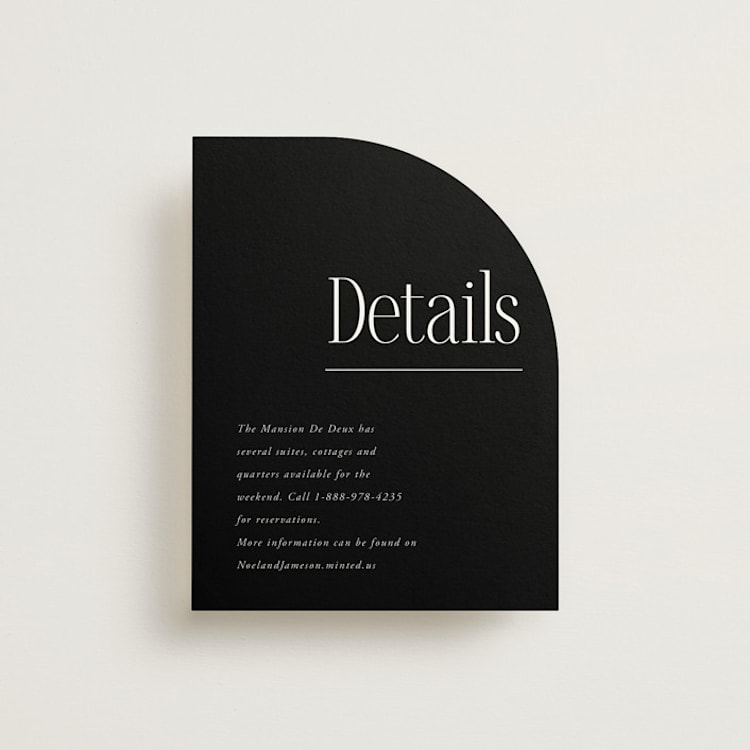 "Modern Space" - Direction Cards in Cloud by Ashlee Townsend - Front